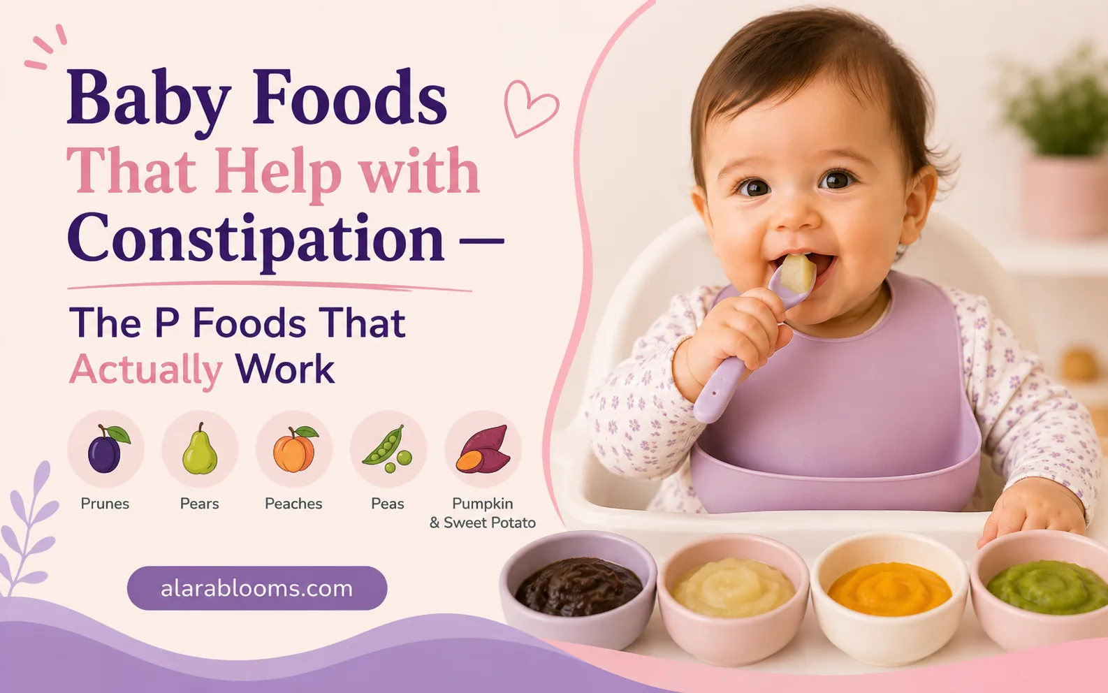 Baby foods that help with constipation