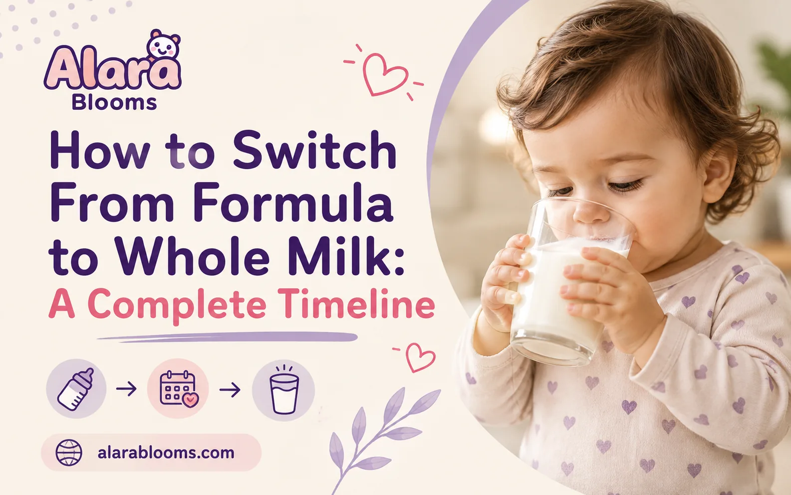 How to switch from formula to whole milk, a complete timeline
