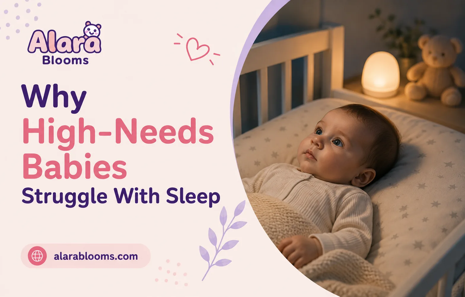 Why high needs babies struggle with sleep