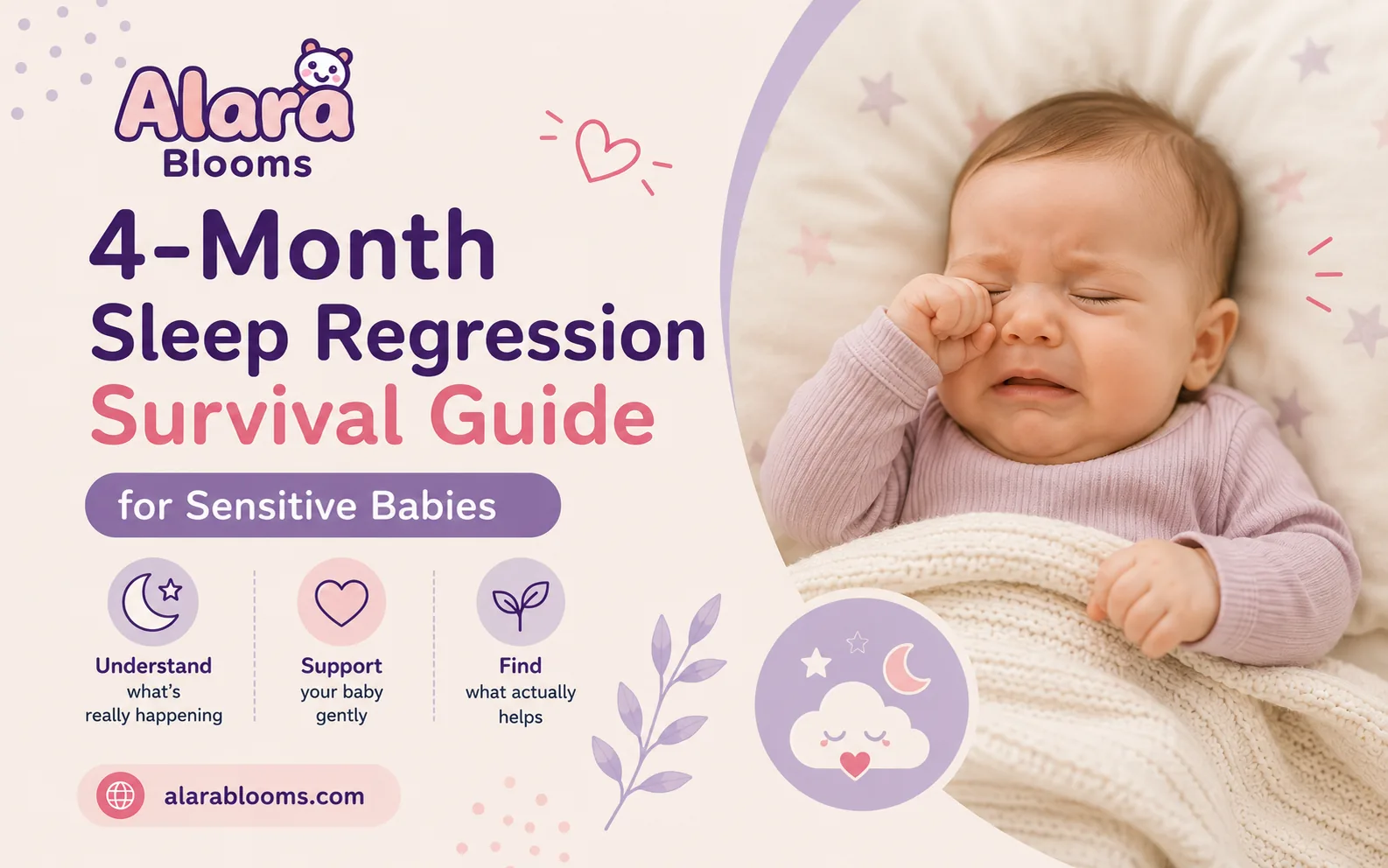 4 month sleep regression survival guide for sensitive babies